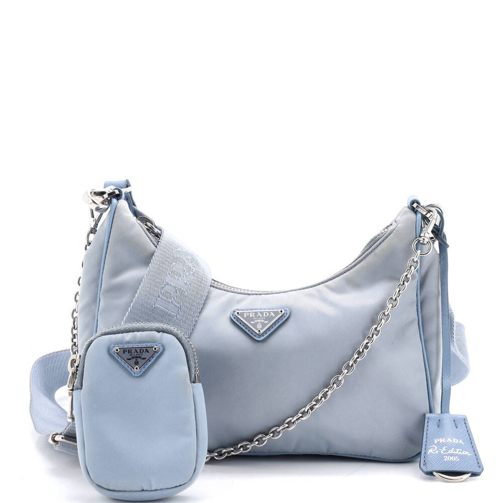 Prada Small Re-Edition 2005 Shoulder Bag Tessuto